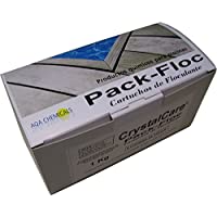 CrystalCare Pack Floc Eco: Cartuchos floculante para Mejorar Transparencia del Agua. Caja 5 uds